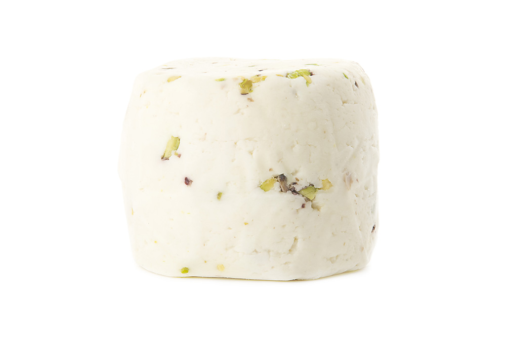Caciotta di capra al Pistacchio